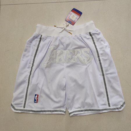 Los Angeles Lakers White Shorts